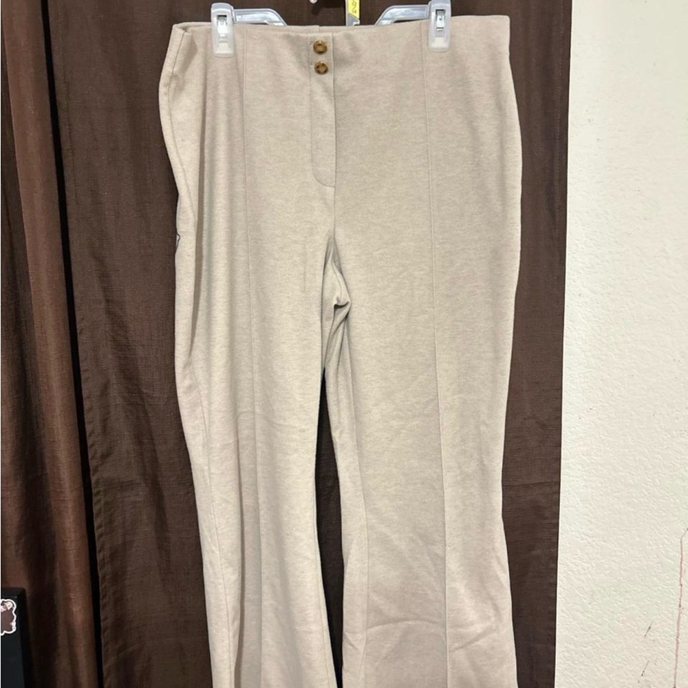 Elegant Cream Women's Pants